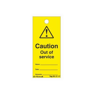 Caution Out of Service Lockout Tagout Tags